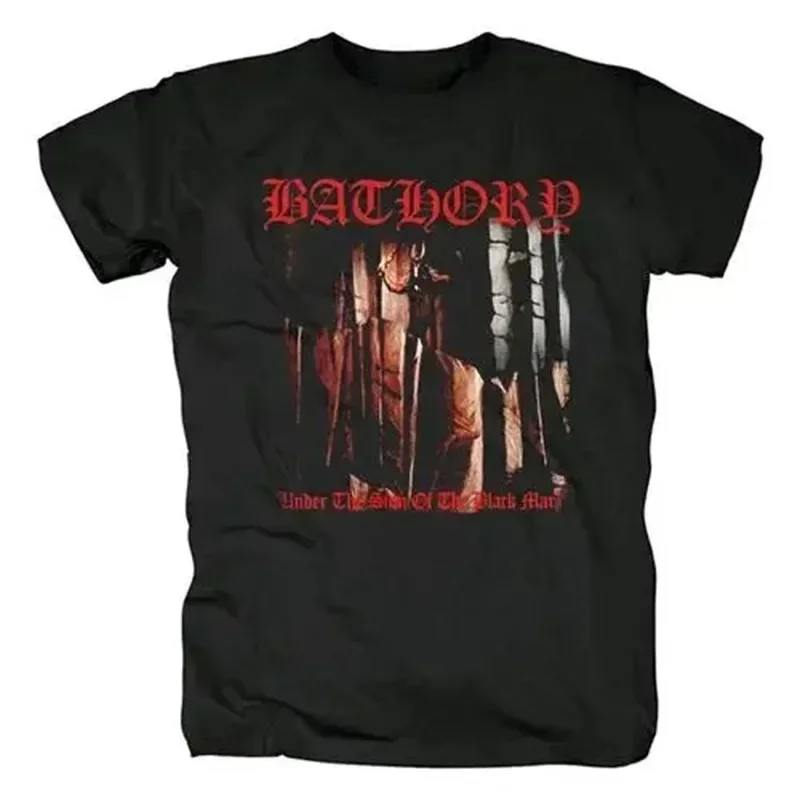 Bathory Black Metal Venom T-shirt Summer Oversized Men Short Sleeves Tees Cotton Tshirt Casual Hip Hop Women T Shirt Streetwear