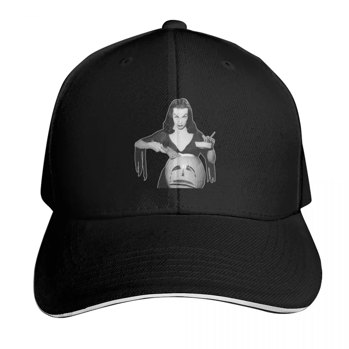 Vampira Baseball Cap funny hat Hat Baseball Cap New Hat Unique hats Girl'S Hats Men's