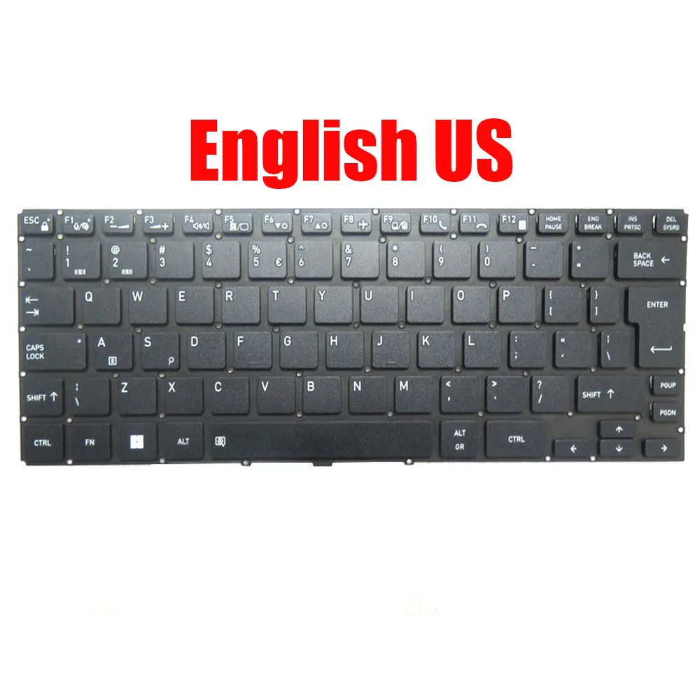 V6322A NE PO IT CZ FR AR US UK JP PK133TX1A05 07 08 09 13 14 20 23 26 لوحة مفاتيح الكمبيوتر المحمول الشمال البرتغال إيطاليا التشيكية الفرنسية الأسود #6