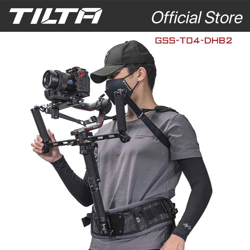 TILTA GSS-T04-DHB2 Lightweight Dual Handle Gimbal Support System Float compatible with for DJI Ronin RS2, RSC2, RS3 and RS3 Pro