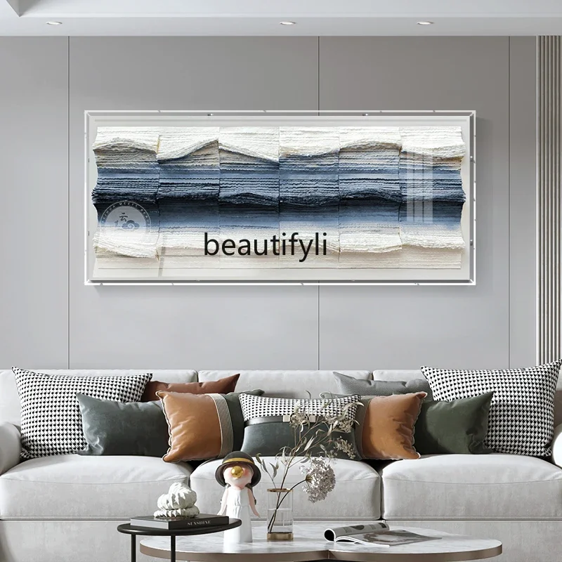 A4567 Modern Entrance Decorative Painting Designer Villa Model Room Hanging Painting Three-Dimensional Paper Art Corridor Aisle