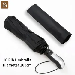 Folding Umbrella Men Automatic UV Parasol Portable Strong Wind Resistance Waterproof Bumbershoot Raining Snowing For Xiaomi