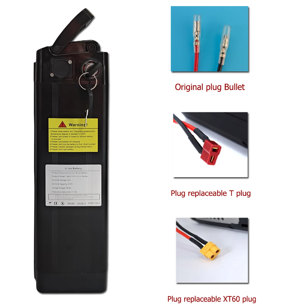 

18650 lithium-ion rechargeable 52V 20000mAh 14S4P battery pack for Silver Fish Electric bicycle batt
