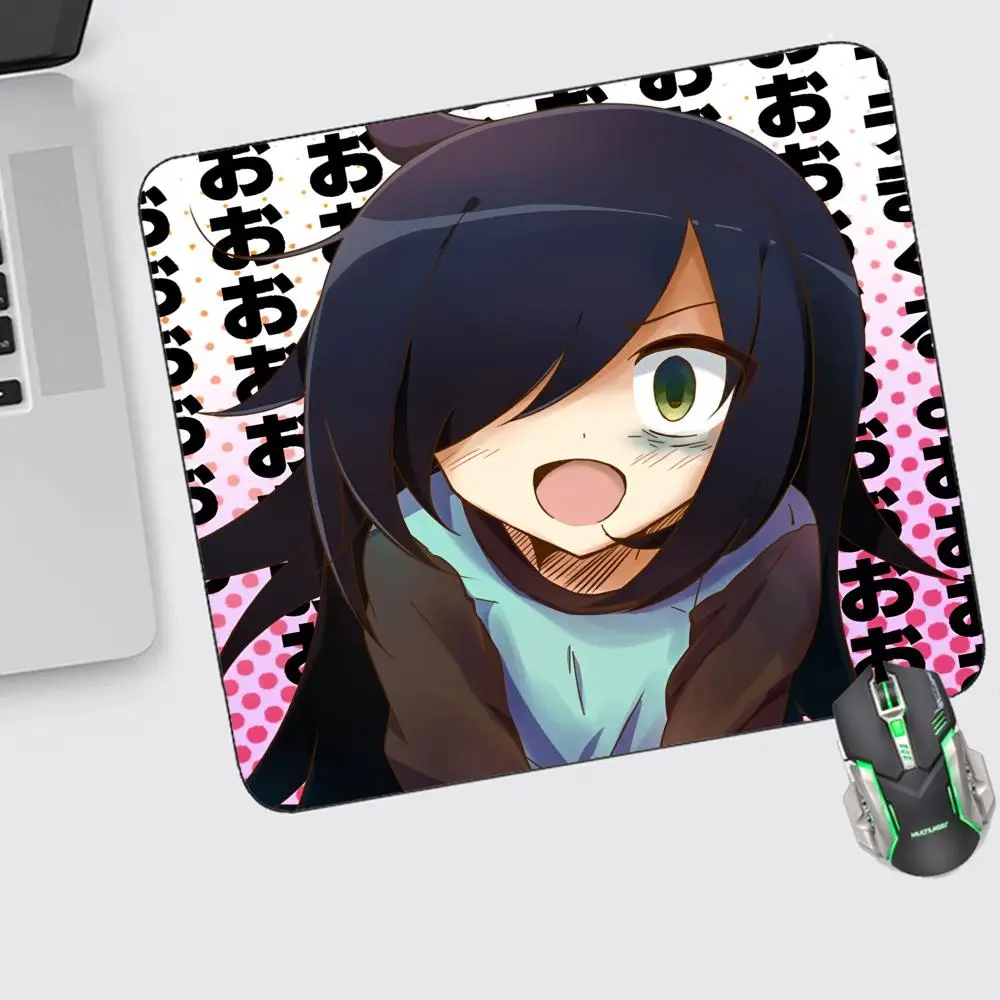 

Kuroki Tomoko Mouse Pad Small Gaming Accessories Keyboard Computer Offices Desk Mat Pc Gamer Non-slip Rubber Mousepad