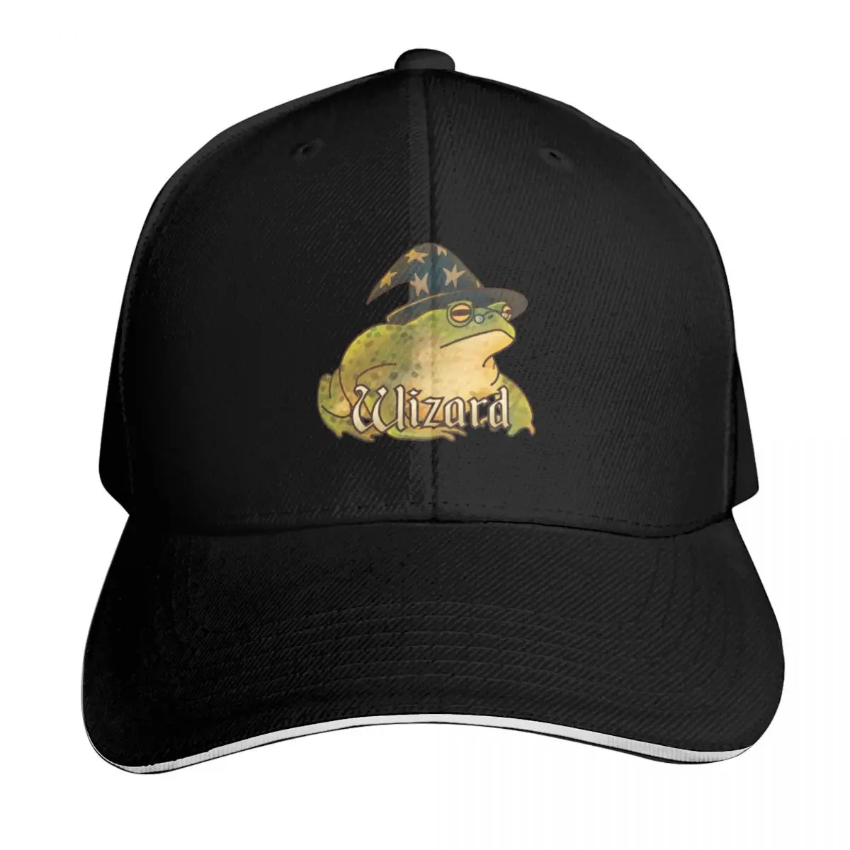 

Wizard Toad (D&D Frog Class Collection) Baseball Cap derby hat tea Hat Icon Men's Women's