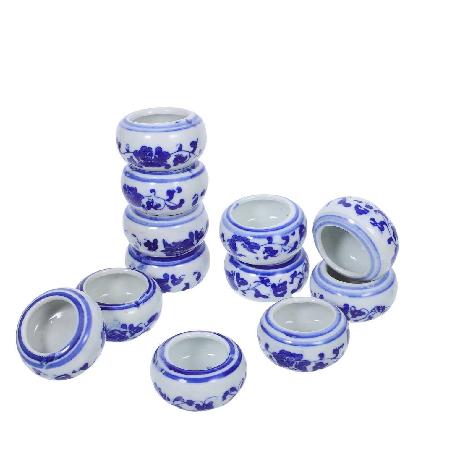 12Pcs 서예 잉크 용기 견고한 다기능 사무실 연구실 장식 부드러운 표면 학생을위한 휴대용