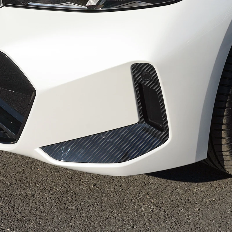

For BMW 3 Series G20 2023 Car Accessories Front Bumper Fog Lamp Air Knife Intake Spoiler Frame Trim Carbon Fiber Color Stickers