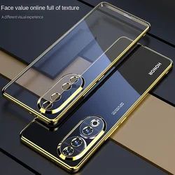 For Huawei Honor 90 80 70 60 50 Pro Case Soft TPU transparent plating Slim protective Back Cover Cases For Honor 90Pro Shell