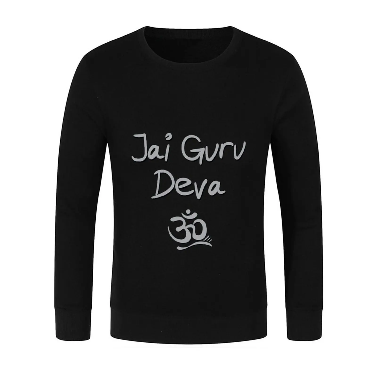 Jai Guru Deva Om بلوفر رياضي للرجال ملابس رجالية ملابس خريف كورية