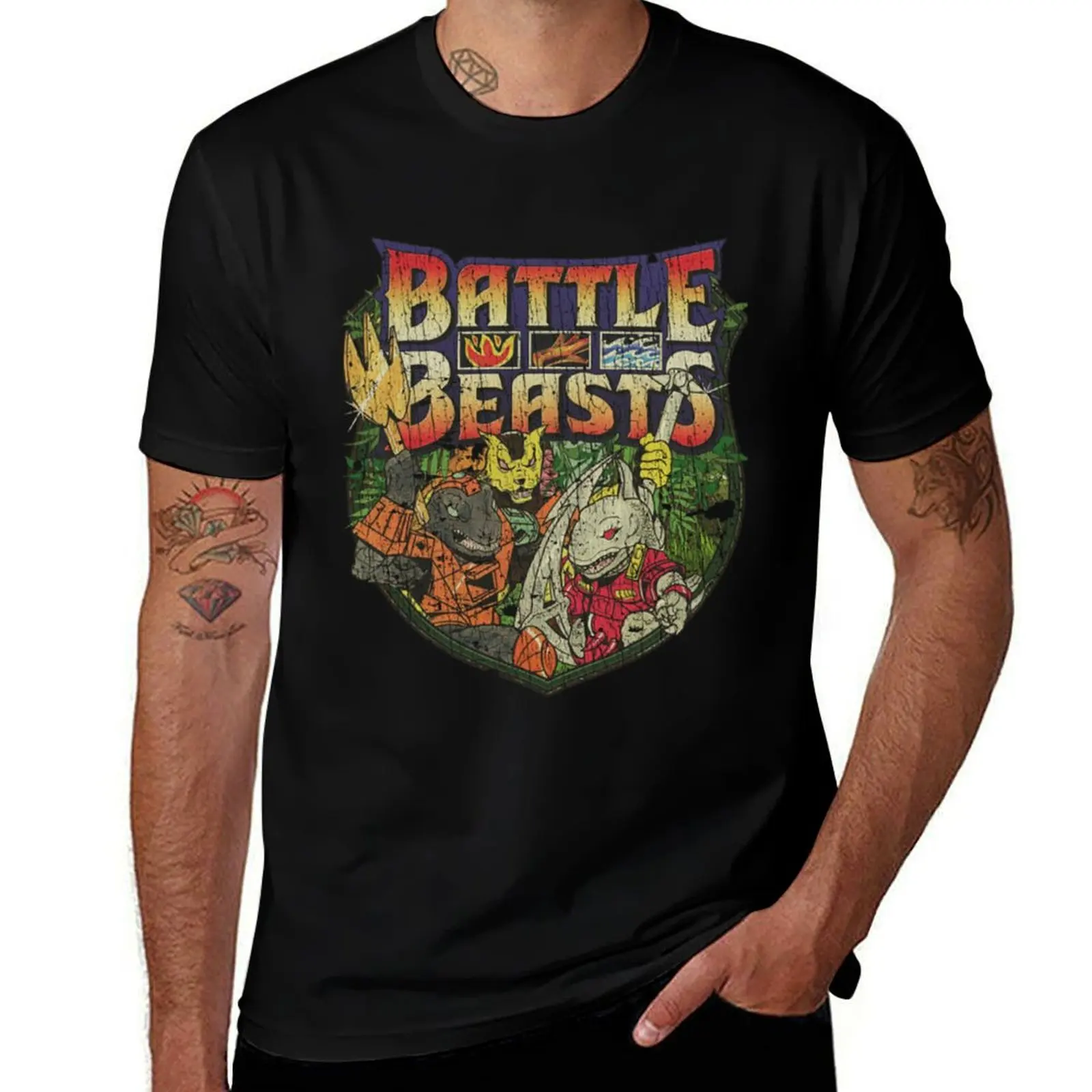

Battle Beasts 1986 T-Shirt Casual Trendy Streetwear Tee Shirt
