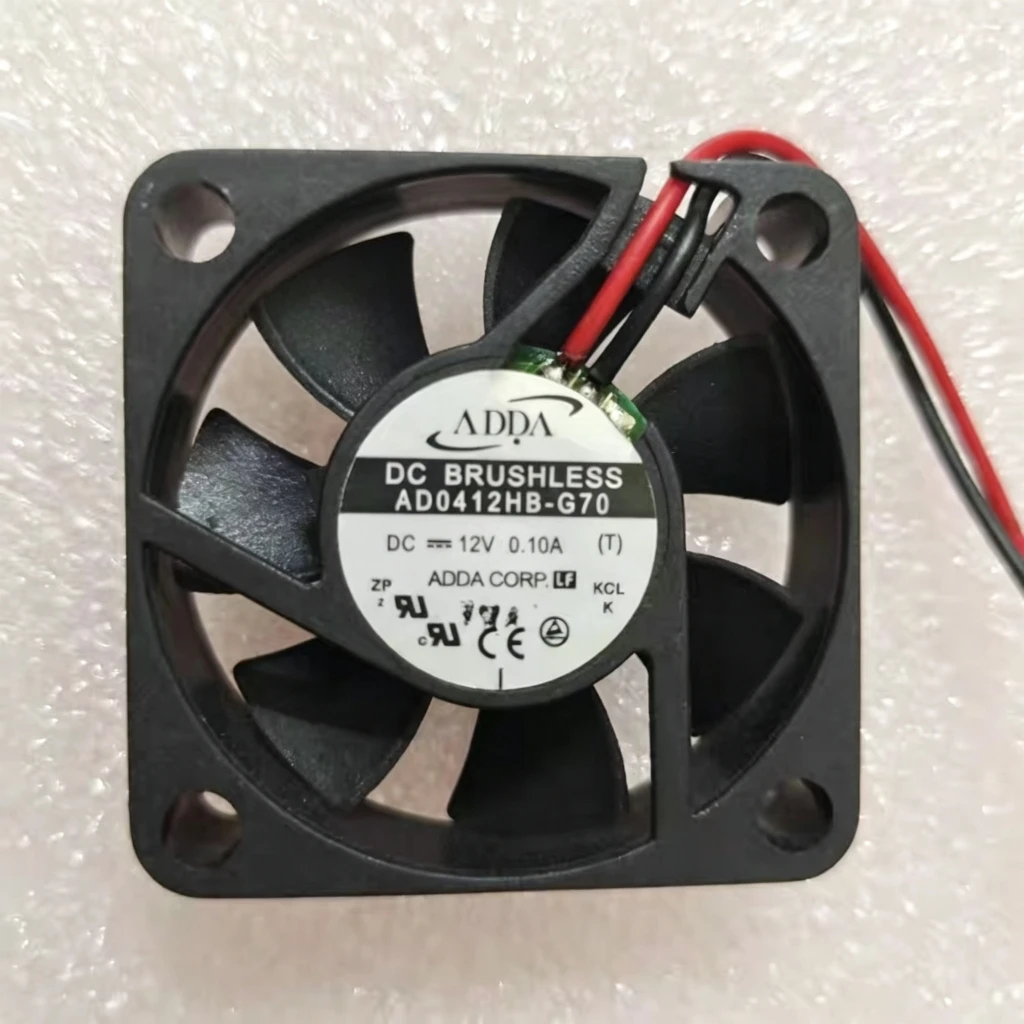 New Original ADDA AD0412HB-G70 Fan for 4010 12V 0.10A Silent 4CM Cooling Fan