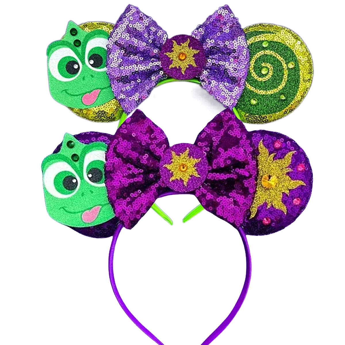 Mickey Mouse Frog Prince Princess Ear Headband for Adults Enchanted Rose Hairbands Women Girls Hair Accessories Kids Headwear