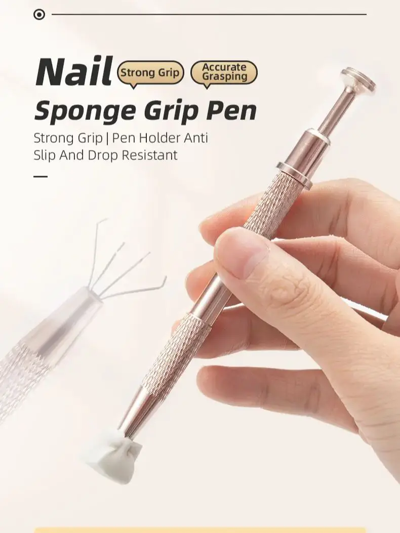 Ensemble d'éponges pour nail art, mini cube, brosses à ongles dégradées, conception de vernis gel, stylo à saisir, fournitures de manucure, 50 pièces