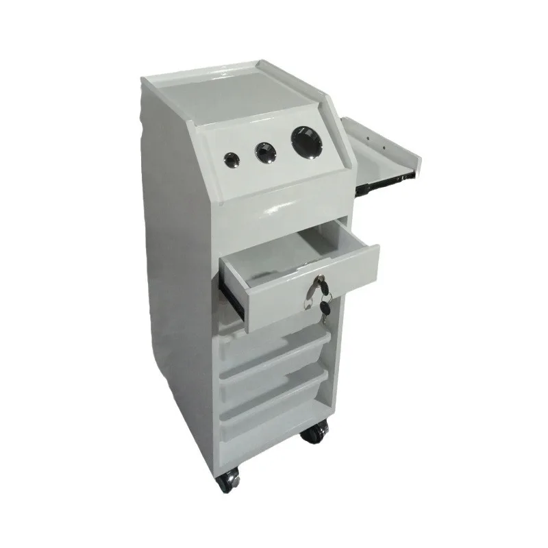 

Luxury Portable Drawer Design Trolley Aesthetic Auxiliary Cart Living Room Removable Beauty Rolling Storage Salonfurniture