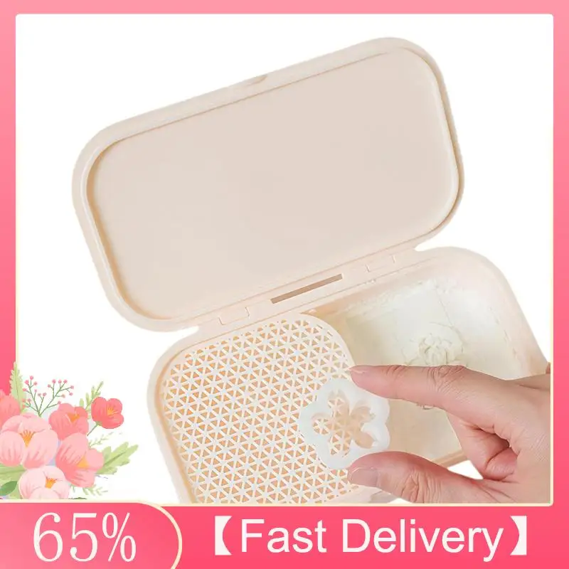 

~Latest Model For Polymer Clay, Non-Stick Tool-Cornstarch-Tapper Box Leak-Proof Snap-Lock Powder Container For Polymer Clay Cutt