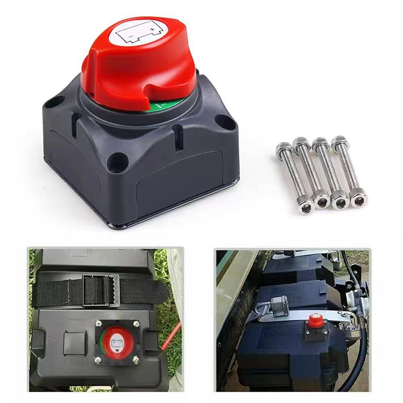 

Battery Connection Switch For Marine Boat Car Battery Disconnect Switch 48V 24V 12V Cut Off 2 Position 2 Pin M10 275A