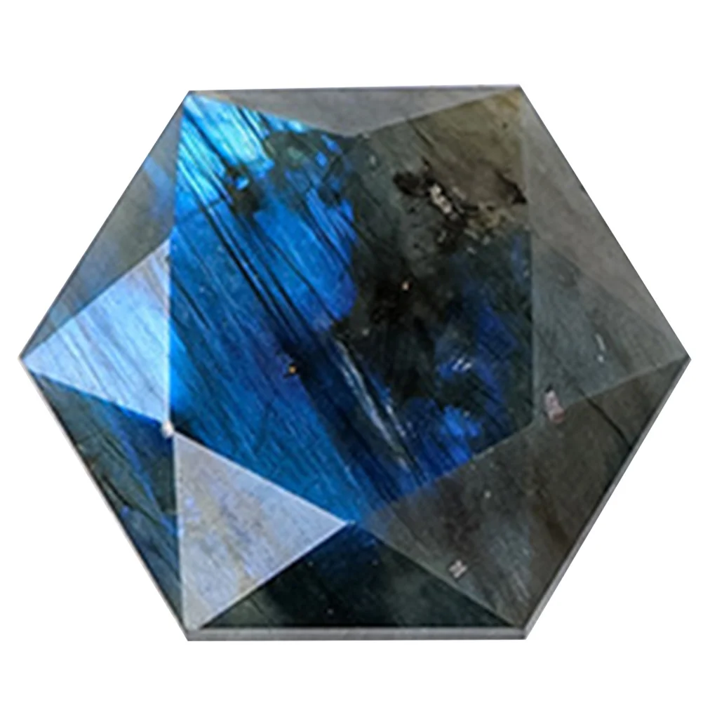 

Natural Crystal Hexagram Stone Desktop Ornament Small Exquisite Decorative Crystal Home Office Display Desktop Ornament