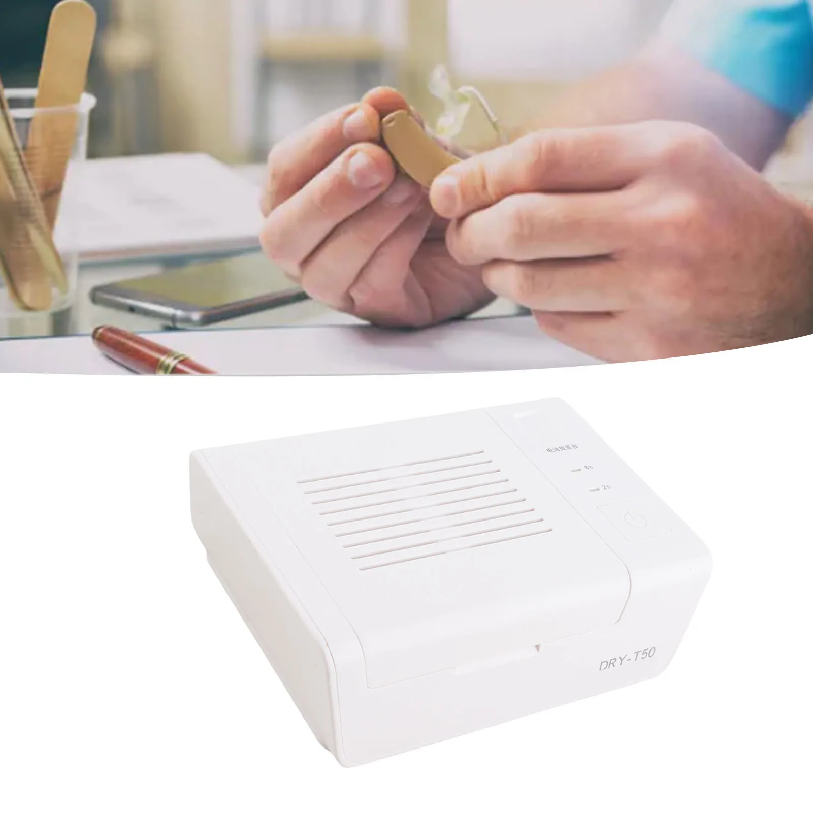 Sound Aid Dehumidifier Dryer Remove Sweat Accessory Sound Amplifier Dehumidifier Box for Cochlear Implants Sound Aid Dryer