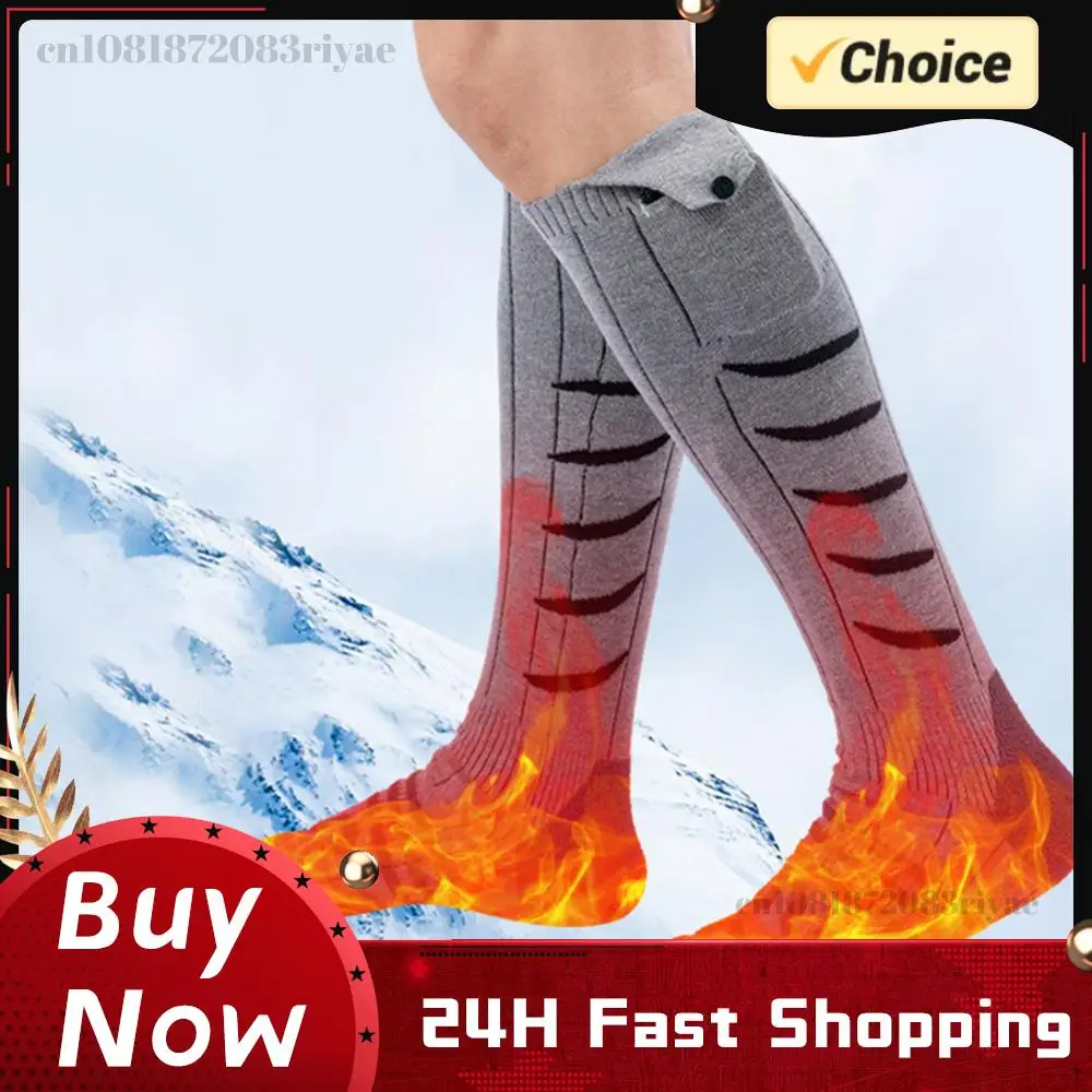 

Electric Heated Socks Cold-Proof Winter Warm Thermal Socks Fast Heating Warm Winter Socks Washable for Outdoor Skiing Hiking