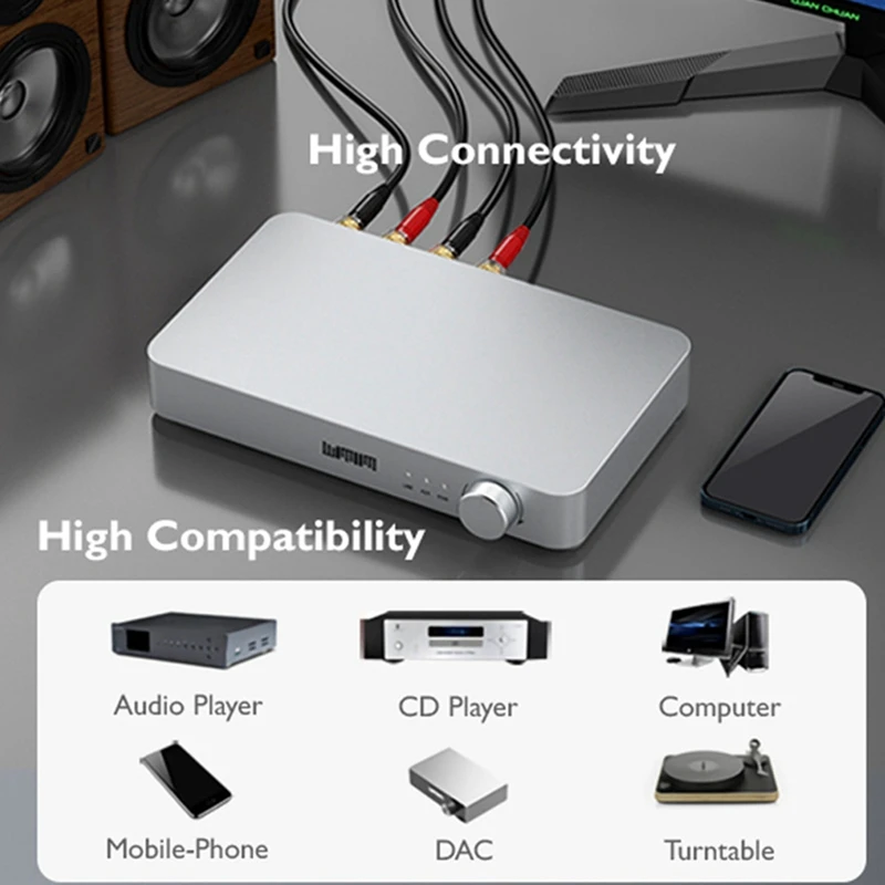 M16K-HIFI ステレオデジタルパワーアンプ Hi-Fi クラス D デジタルアンプオーディオアンプから Bluetooth DAC & オーディオプレーヤー