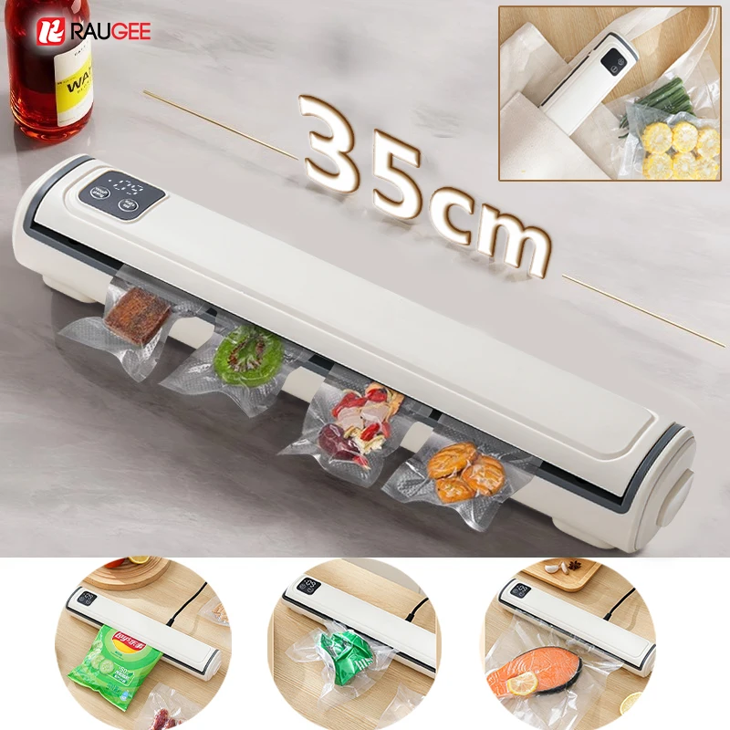 Customizable Portable Vacuum Packaging Machine Food Sealing Vacuum Sealer With Vacuum bags Dry/Wet Food Fresh