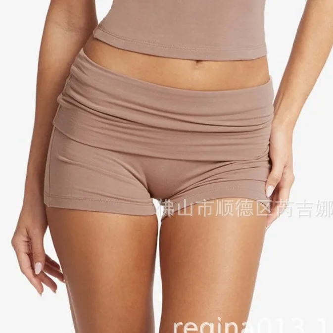 Fitness Yoga Shorts Women's Sports Running Casual Nude Feeling Breathable High Waist No Embarrassment Line Hip Lift
