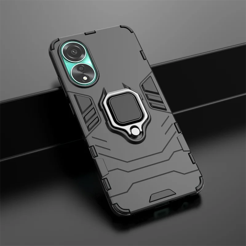 For OPPO A78 4G Case Magnetic Kickstand Ring Phone Case For OPPO A78 OPPOA78 A 78 4G CPH2565 Holder Armor Shockproof Back Cover