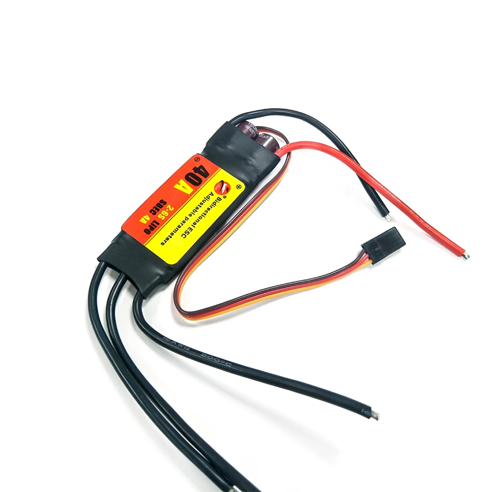 ZMR 12/20/30/40/60/80/100A Bidirectional Adjustable Brushless ESC for Remote Control Car Pneumatic Underwater Propeller