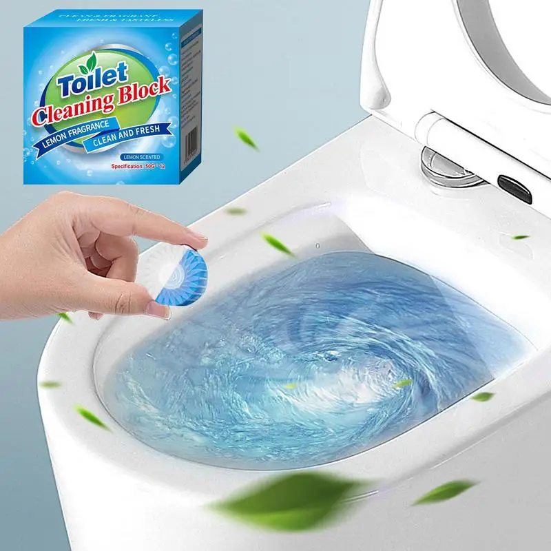 Powerful Toilet Bowl Cleaner Concentrated Automatic Toilet Bowl Cleaner 12X Household Toilet Cleaner Toilet Bowl Cleaning Tablet