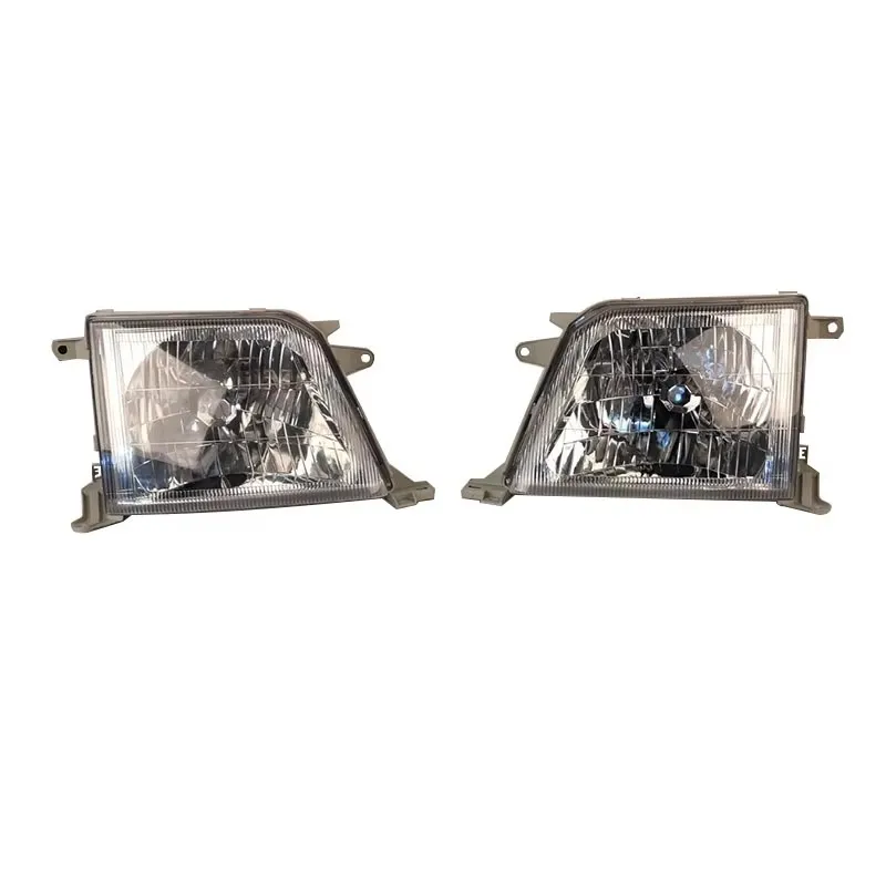 Car Crystal Headlight 81110-6A130 81150-60850 For Toyota Land Cruiser PRADO RZJ95 LC90 FJ90 1998 to 2001 A pair