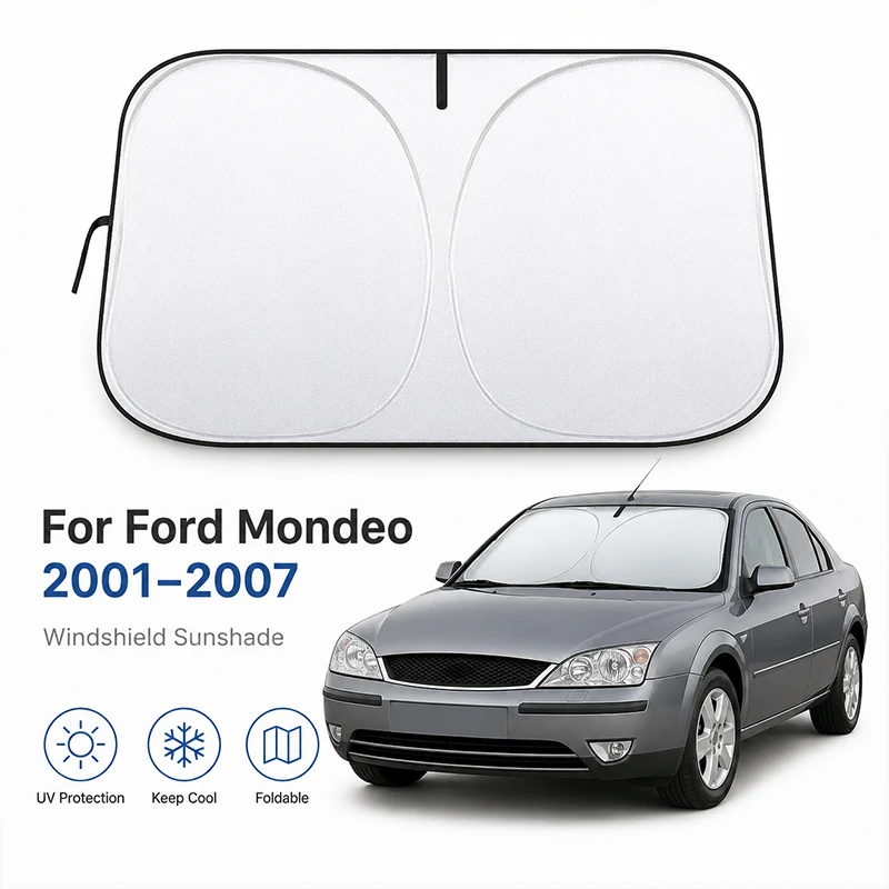 Car Window Sunshade Cover Sun Shade Windshield Visor Protector Windscreen For Ford Mondeo 2001 2002 2003 2004 2005 2006 2007