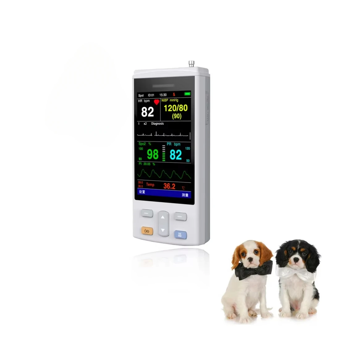 

PC200 New Multiparameter veterinary Portable Vet Digital Pet Animal Electrocardiograph ing