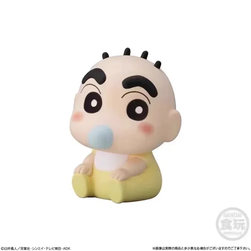 Bandai Original Shokugan Crayon Shin-chan Anime Figure Sakurada Nene Satō Masao Action Figure Toys for Boys Girls Kids Gifts