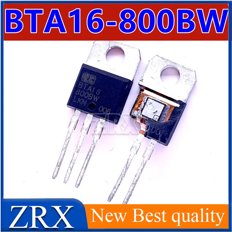 ไทริสเตอร์แบบสองทิศทาง800V BTA16-800BW 220 5ชิ้น/ล็อตนำเข้ามาใหม่
