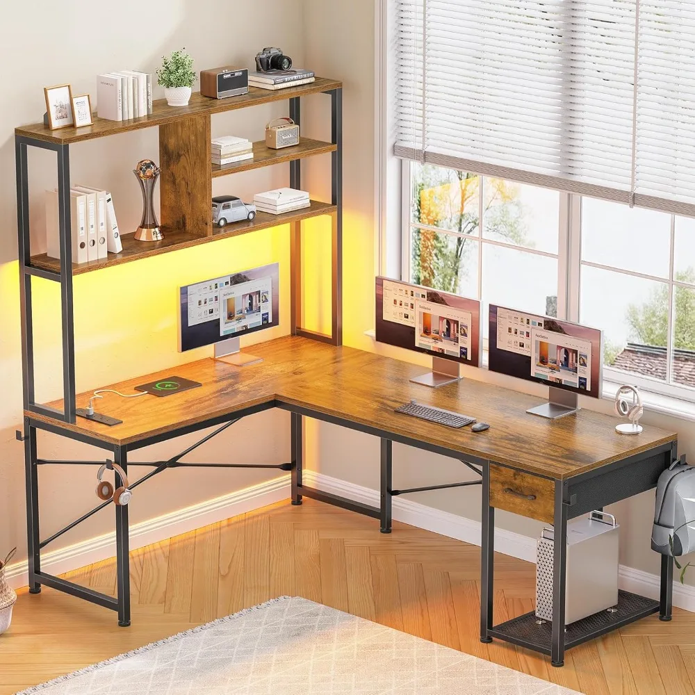 L Shaped Gaming Desk, 51.2