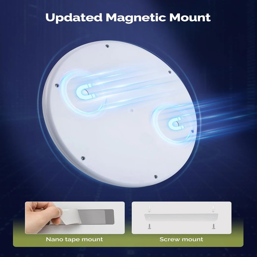 1/2pcs Charging LED Ceiling Light With Remote Control Motion Sensing DC Ceiling Lamp Magnetic Install For Home Stairwell Bedroom