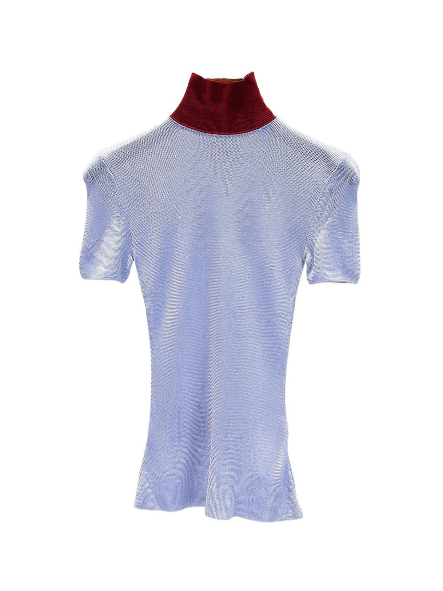 High-End Women's Knitted High Ne Slim Fit T-irt Top Versatile Sli Commute Sle ort Sve Regular Fit Knitwear