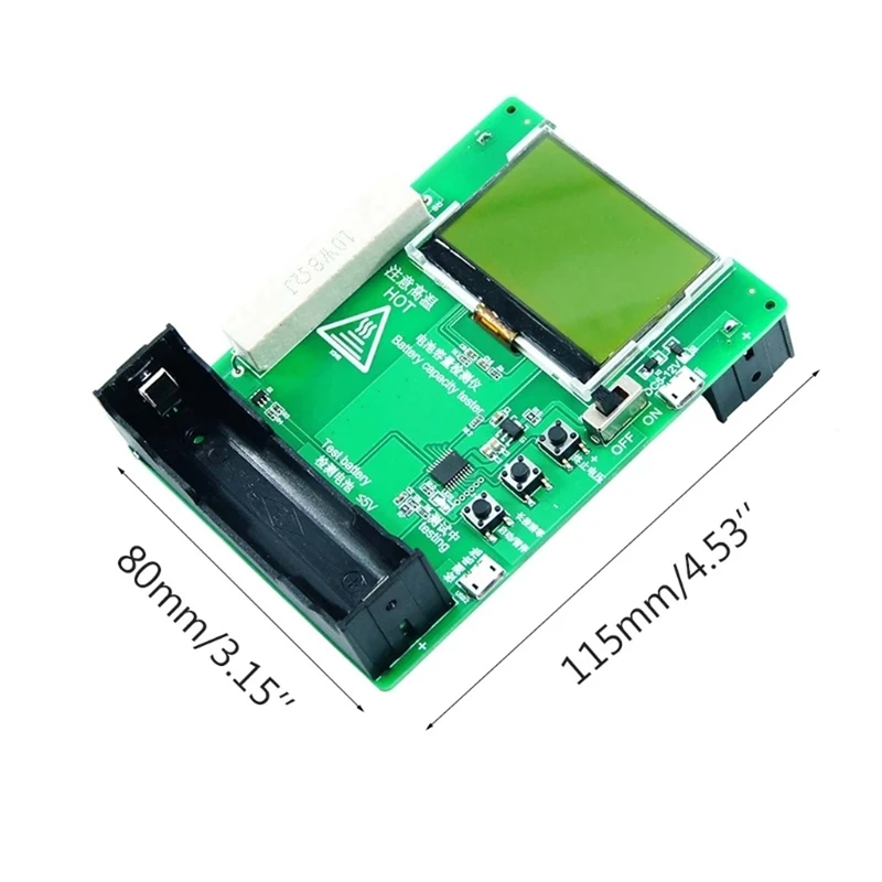 18650 lithium Battery Capacity Tester BMS PCB Protect Board Digital Displa A2TF