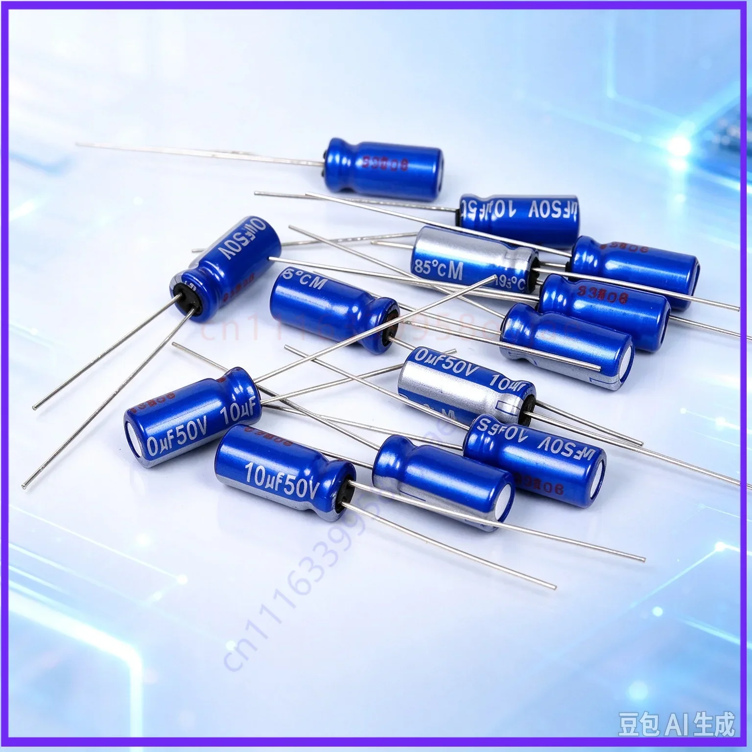 Select for Panasonic AM Series 10UF 50V Japan Import HiFi Audio Aluminum Electrolytic Capacitor  100pcs