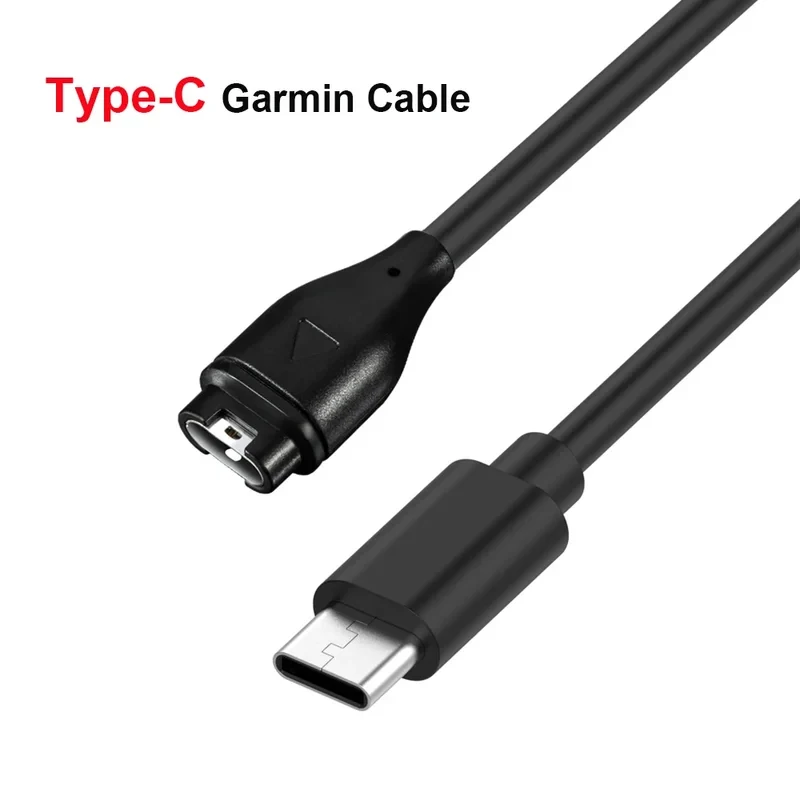 Type C Charger Cable For Garmin Venu 2 plus/Fenix 7S 7X 6S 6X 5S 5X Plus USB-C Data Sync Charging Cord Forerunner 745 935