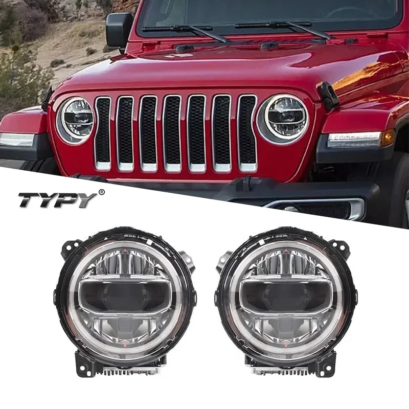 

For JEEP Wrangler JL Head Light Plug And Play Auto Car Accessories LED Head Light Head Lamp Headlight 2018 2019 2020 2021