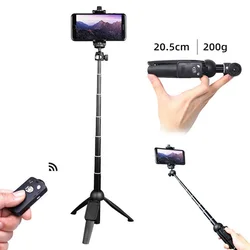 Selfie Stick with Phone Holder Remote Controller Brand 2-in-1 Mini Desktop Tripod for Smartphones