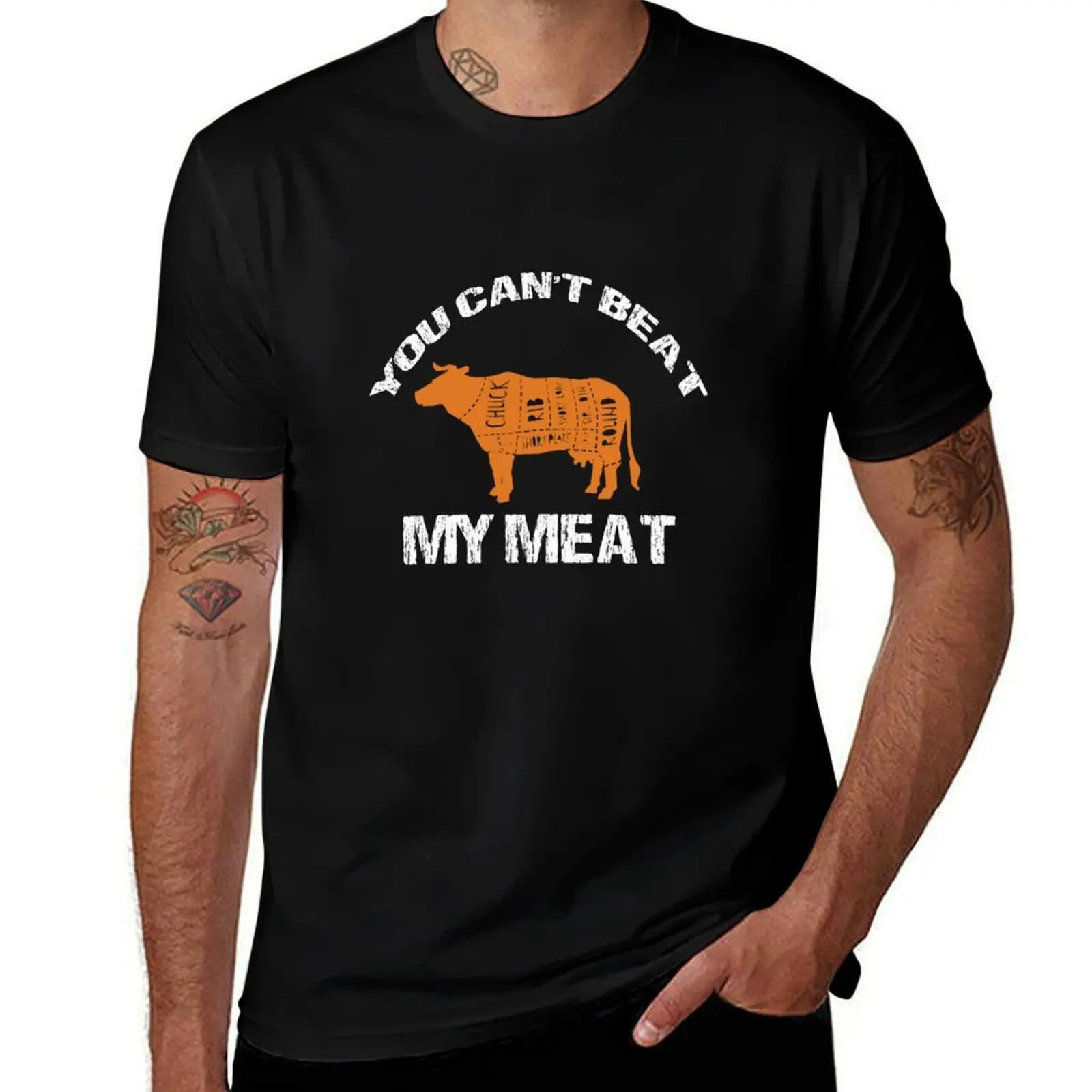 

can't beat my meat T-Shirt summer shirt blacks graphic t shirts mens big and tall t shirts