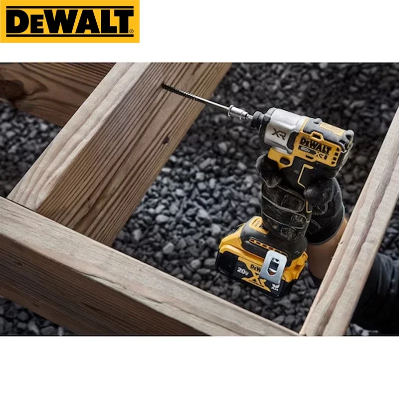 DEWALT DCF845 20V MAX* XR® 3-Speed Impact 1/4 in. Driver Cordless Drive Large Diameter Screws 3400 RPM DCF845N With DWA2PH2SL