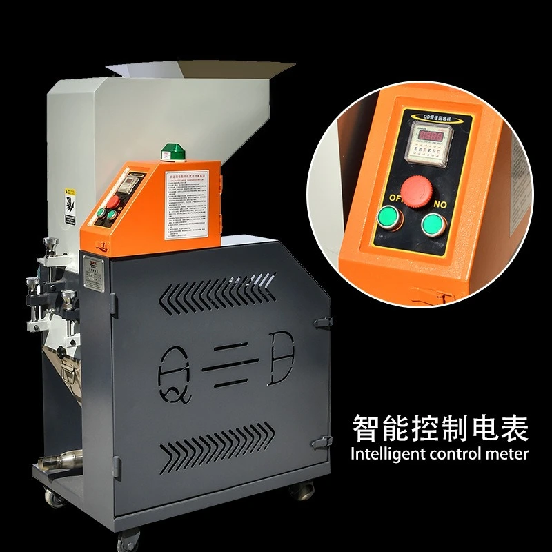 Waste plastic crusher, automatic recycling and feeding crusher, medium and slow speed machine edge material recycling machine