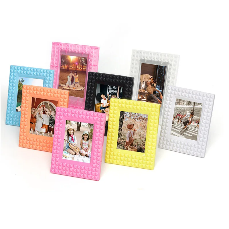 Paku Keling Dopamin Bingkai Foto Vertikal Warna Mini 3 Inci Bintang Foto untuk Kamera Fujifilm Instax Mini 11 12 9 8 12 25 50S