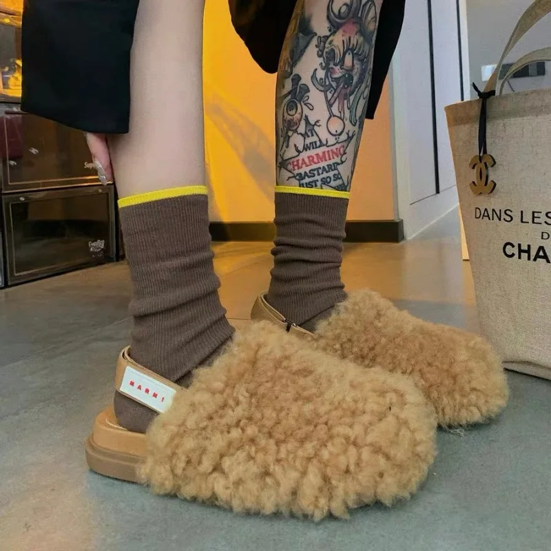 

​​Autumn Luxury Socks - Double-Layer Color Block Ankle Socks, Retro Stackable Fashion Socks for Men & Women, Modern Cuff Design