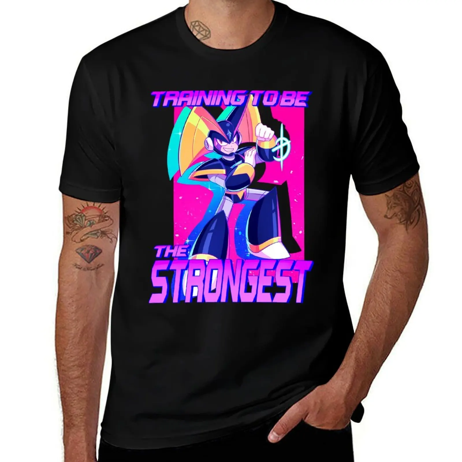 Training to be the Strongest (by XenonB) T-Shirt t shirts with prints T-Shirt