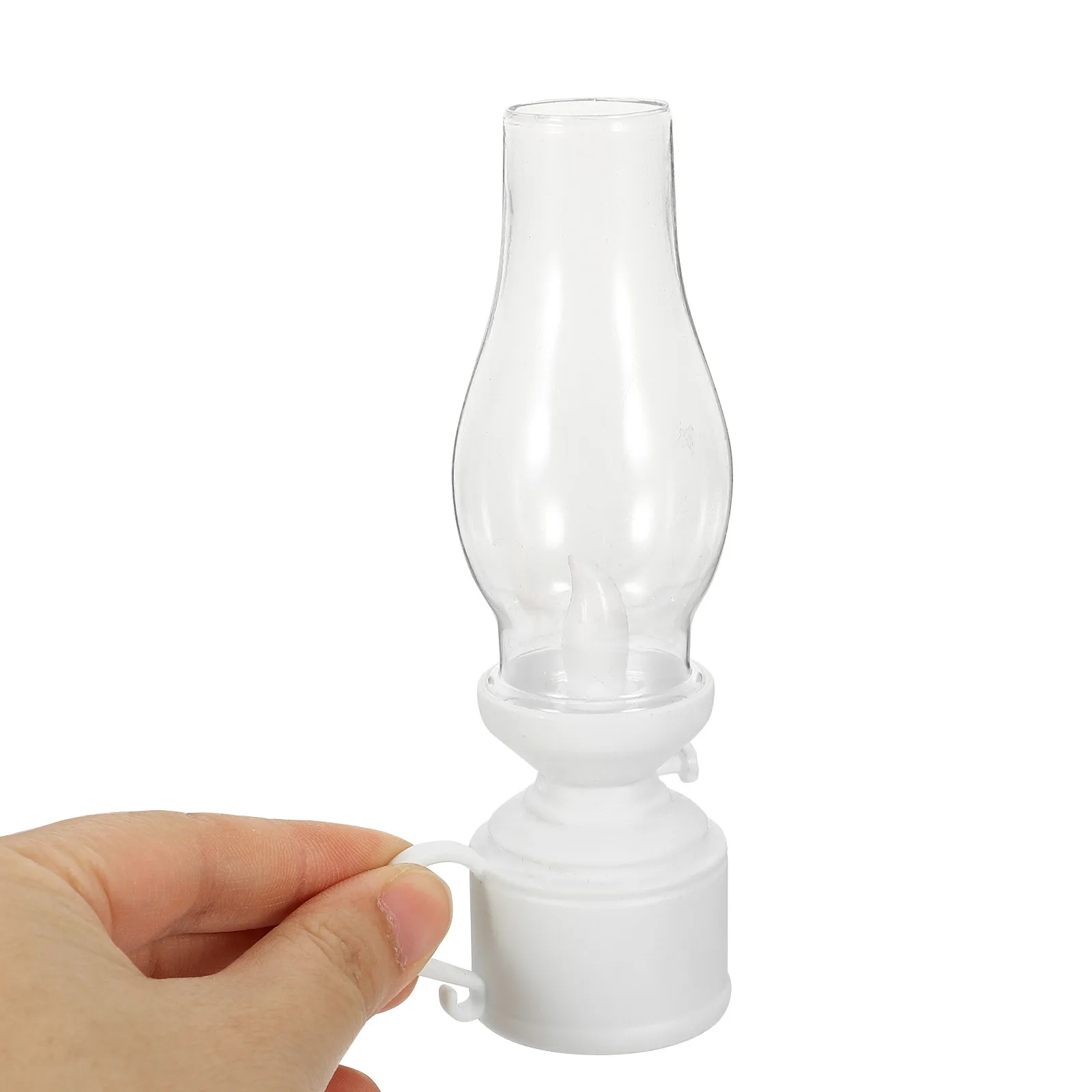 

Vintage Electronic Lamp Retro Style Tabletop Oil Lantern Decoration Suitable for Home Camping Emergency Lighting