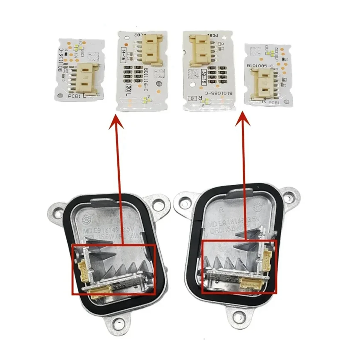 

#14E Automotive Parts & Accessories,For BMW LED Headlight Daytime Running Light Boards Left Side,PCB